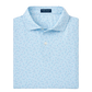 Diamond In The Rough Perf Polo Blue Frost - Beau Outfitters