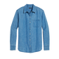 Ws Chambray Button Up Shirt Morning Mist - Beau Outfitters