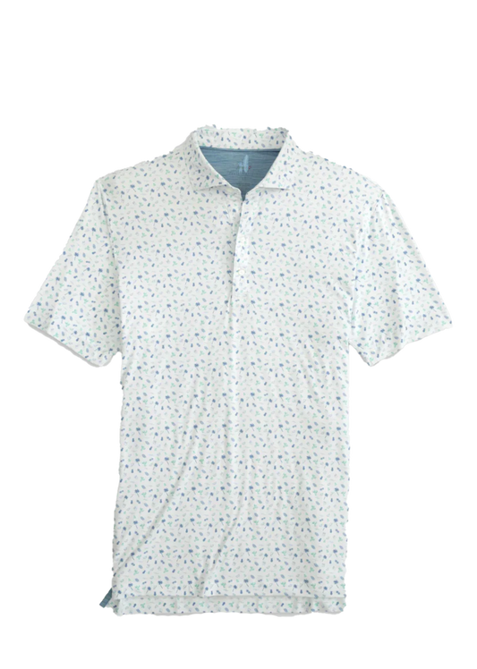 Oceano Featherweight Polo White - Beau Outfitters