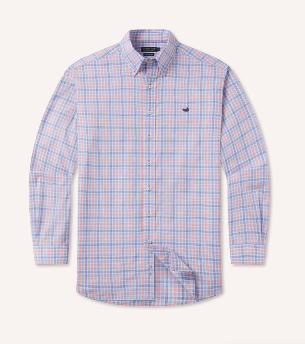 Odessa Perf Dress Shirt Lilac / Peach