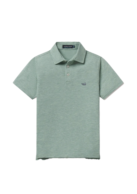 Youth Hutchinson Polo Burnt Sage - Beau Outfitters