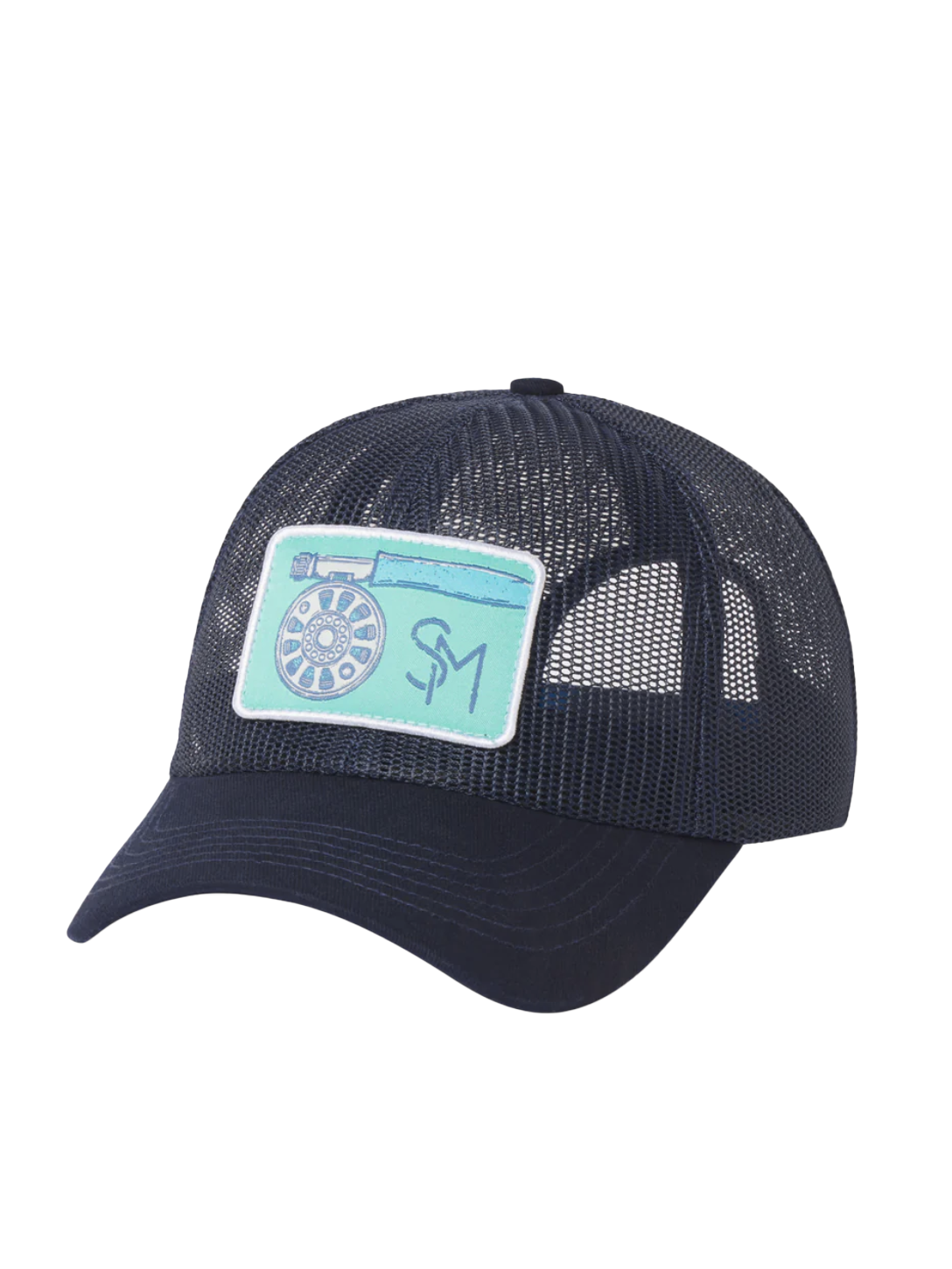 Fly Reel Perf Mesh Hat Navy