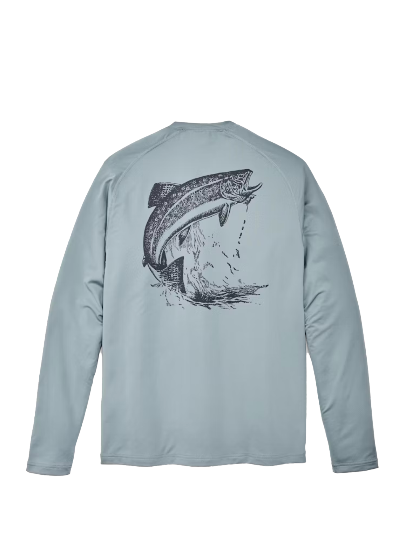 Barrier Perf LS T-Shirt Lead Fish - Beau Outfitters