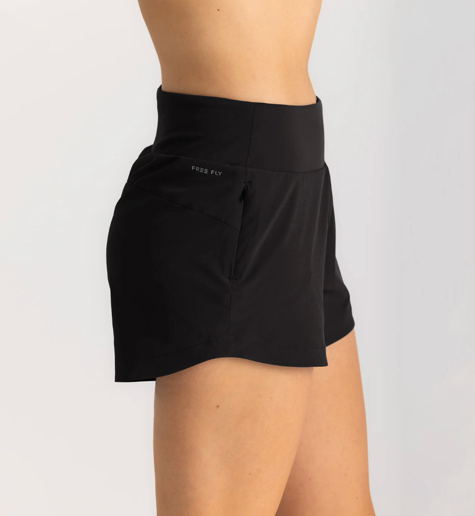 Ws 3" Lined Active Breeze Short Black - Beau Outfitters