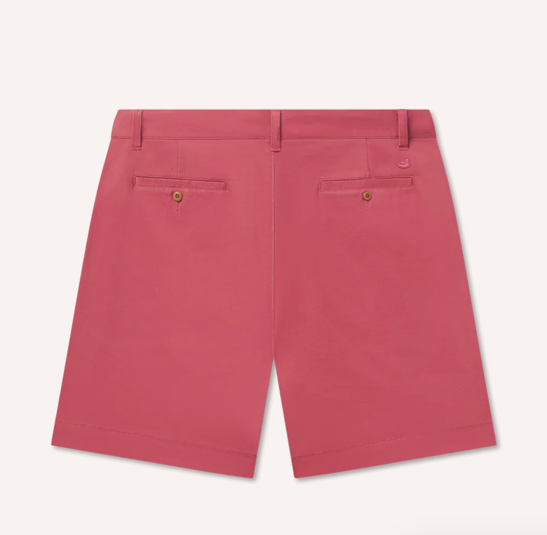 6" Regatta Stretch Short Rhubarb - Beau Outfitters