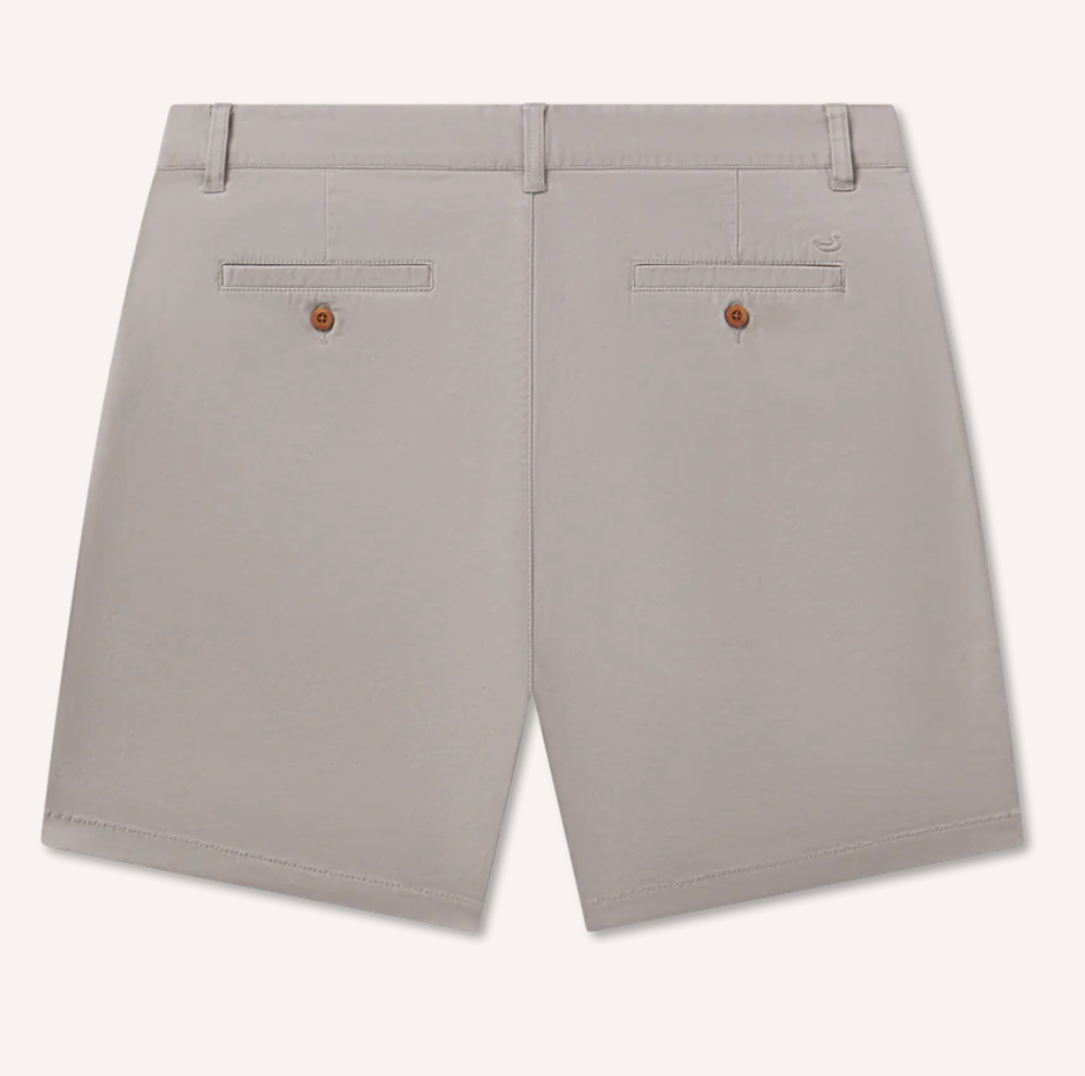 6" Regatta Stretch Short Lt Gray - Beau Outfitters