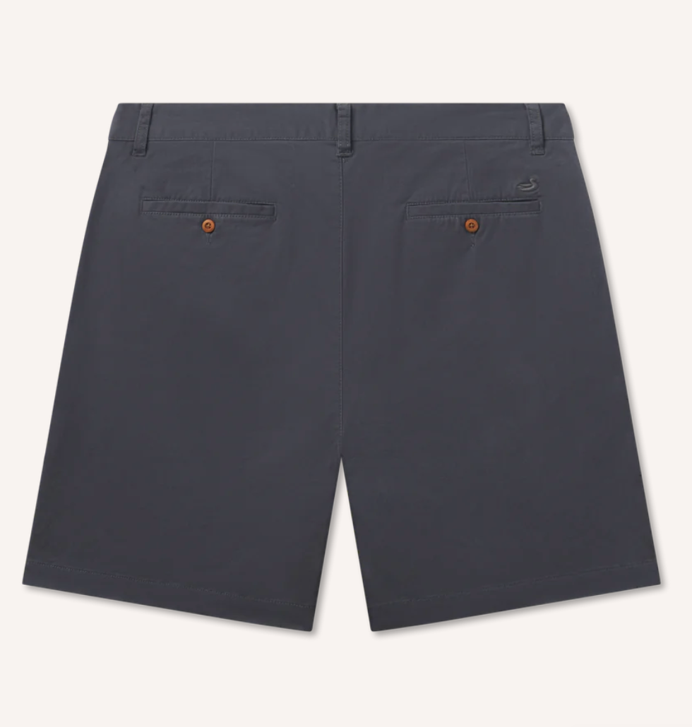 6" Regatta Stretch Short Washed Navy - Beau Outfitters