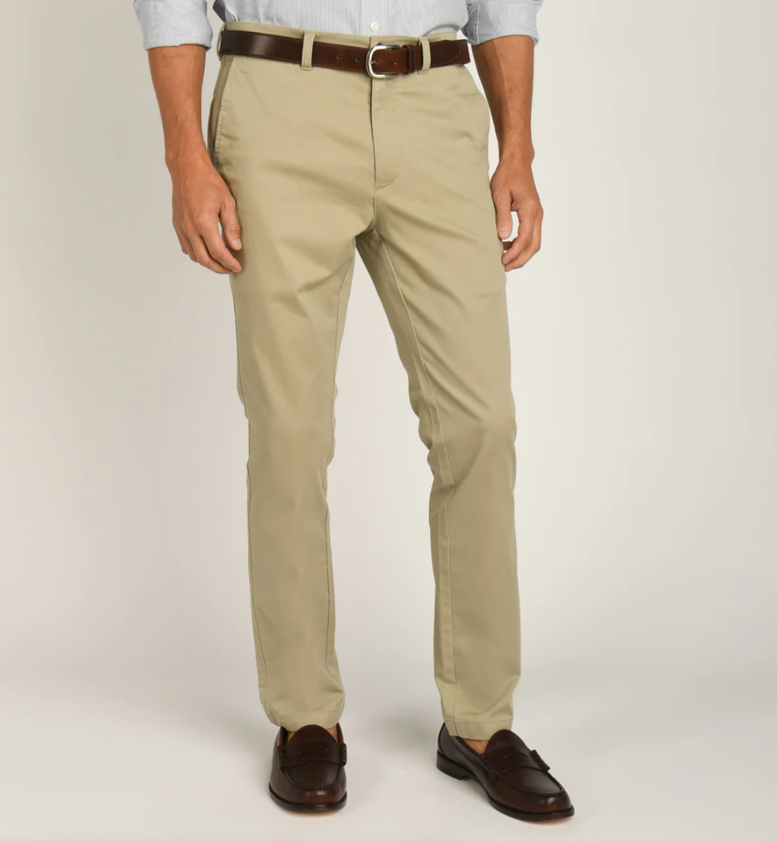 Gold School Slim Fit Chino Khaki - Beau Outfitters