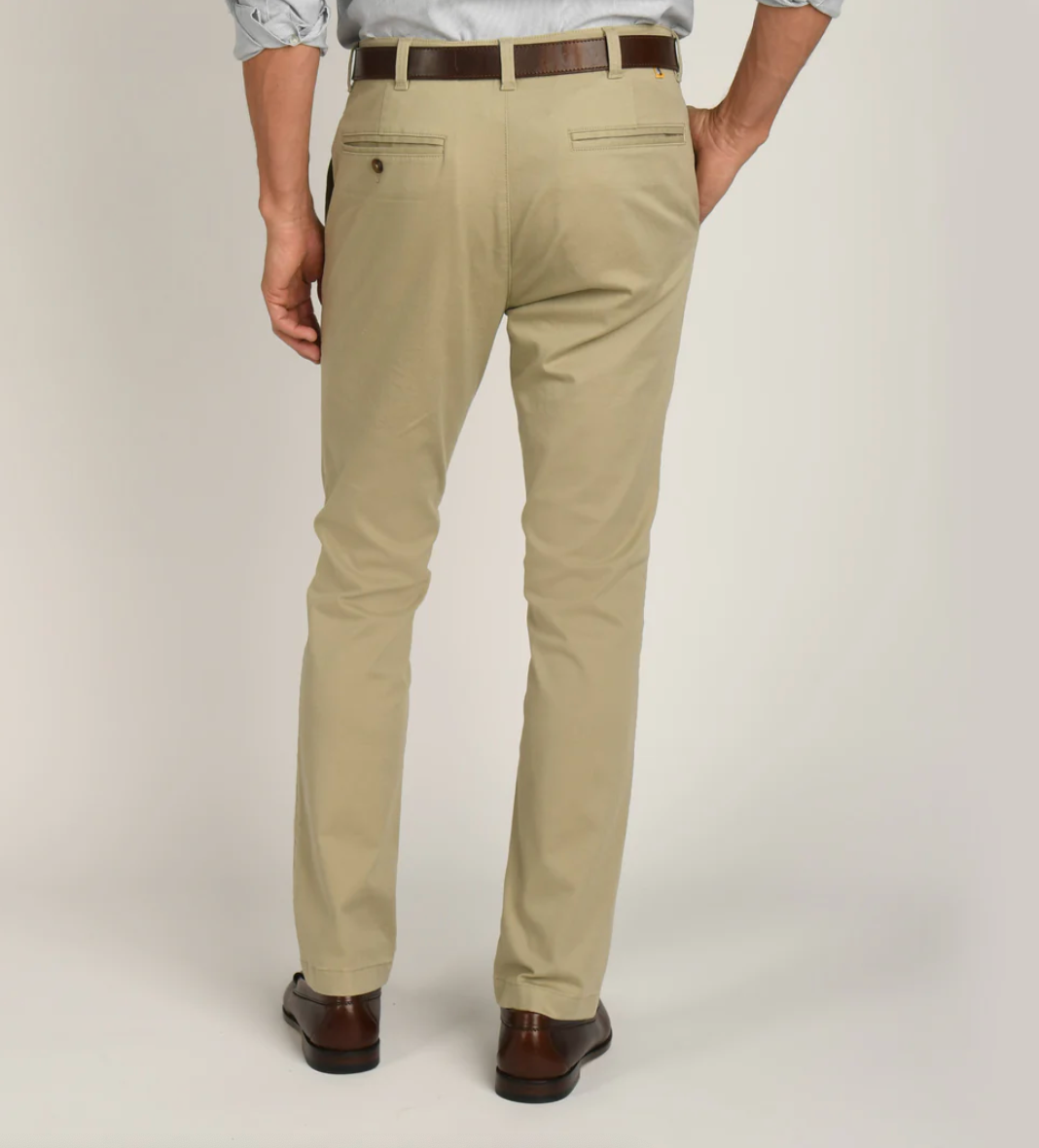 Gold School Slim Fit Chino Khaki - Beau Outfitters