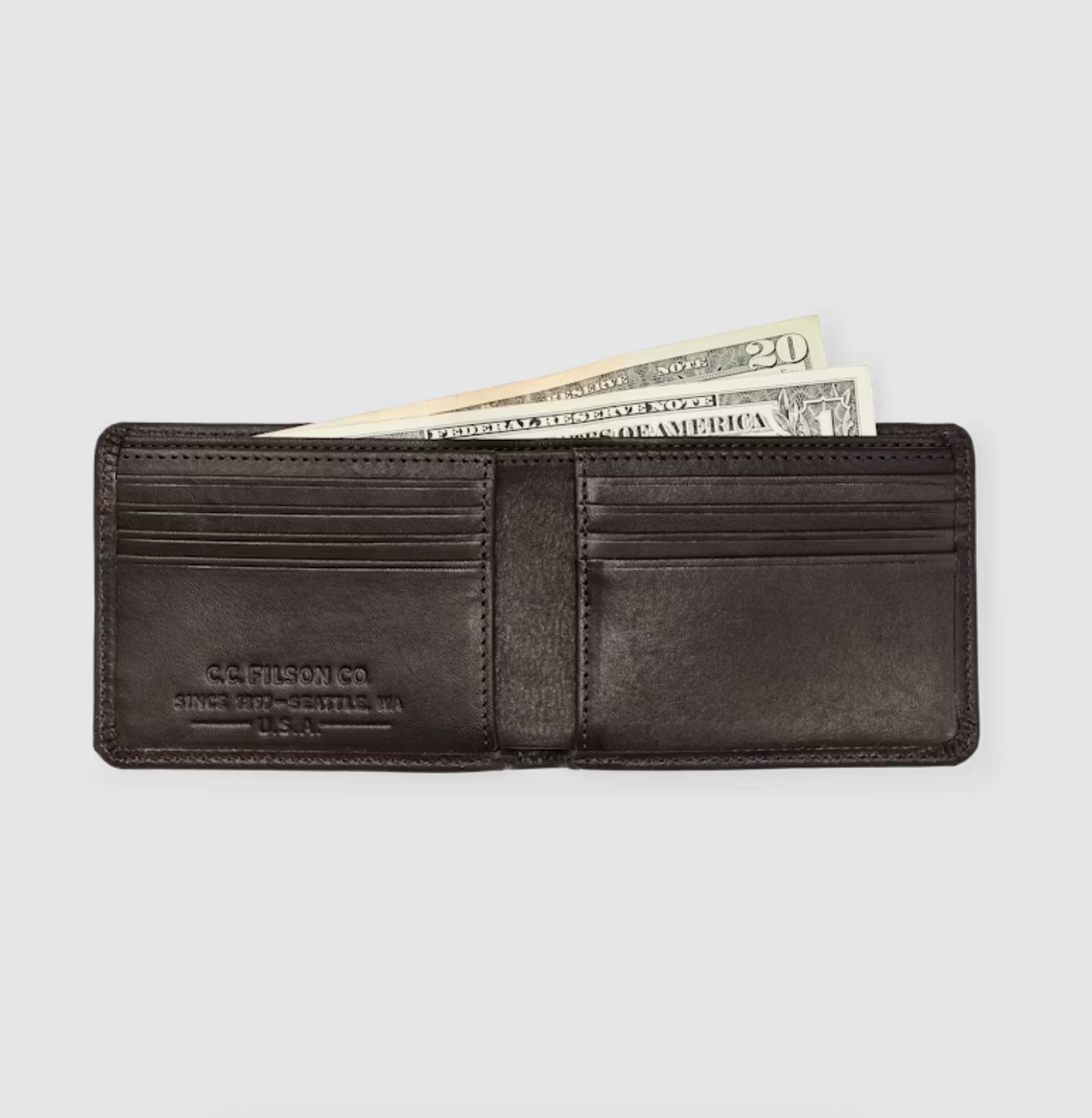 Tin Cloth Outfitter Wallet Dark Tan - Beau Outfitters