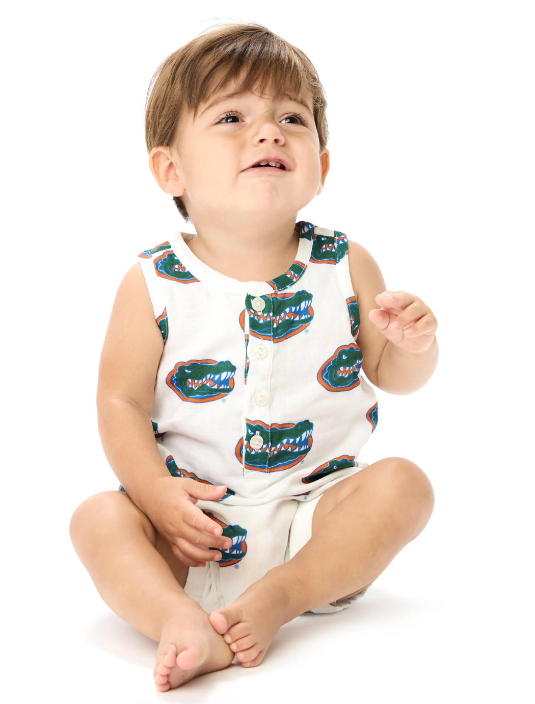 Infant Unisex Henley Onesie UF - Beau Outfitters