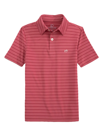 Youth Driver Seaglass Stripe Polo - Beau Outfitters