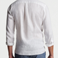 Coastal Garment Dyed Linen Shirt White - Beau Outfitters