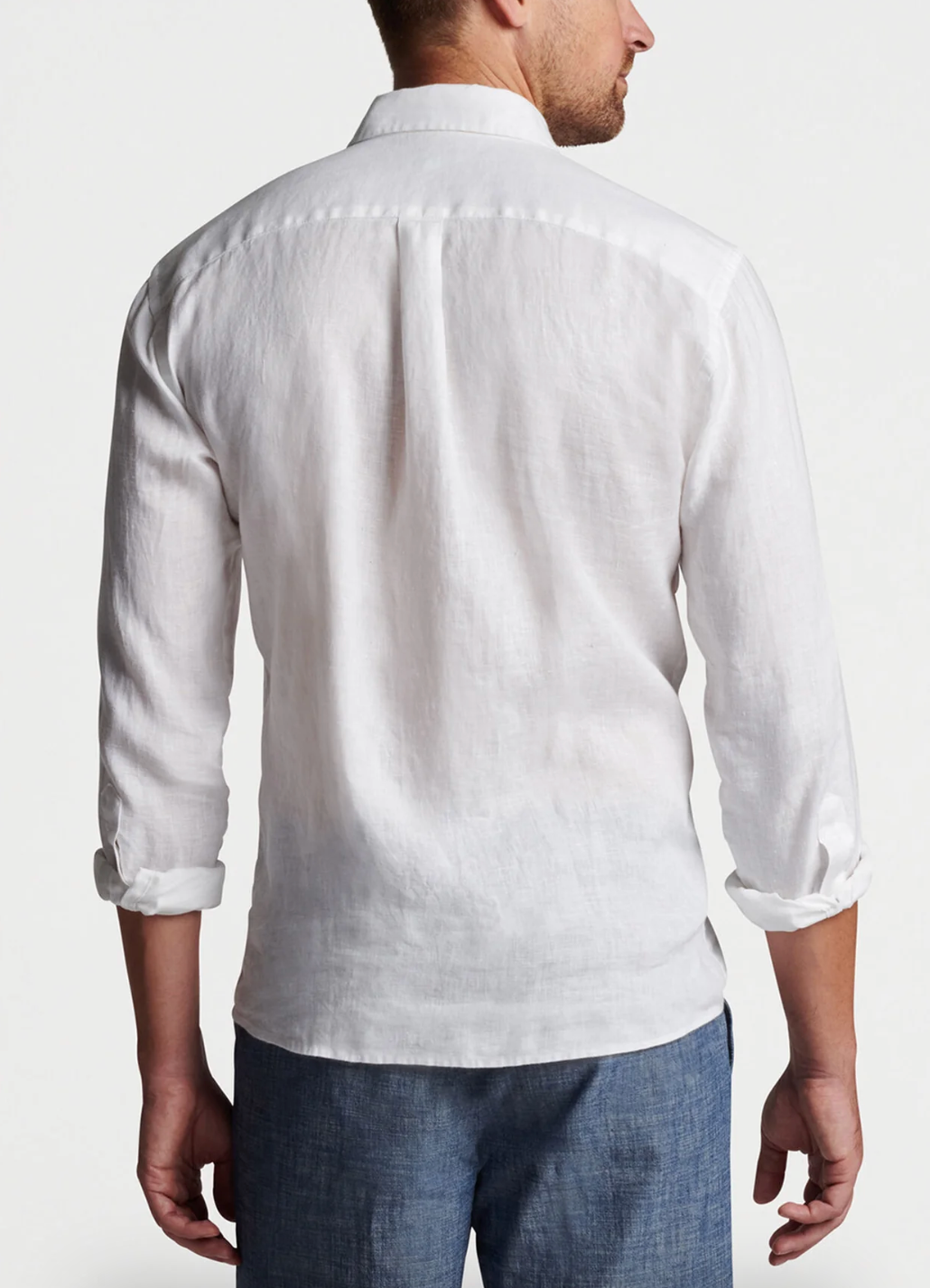 Coastal Garment Dyed Linen Shirt White - Beau Outfitters