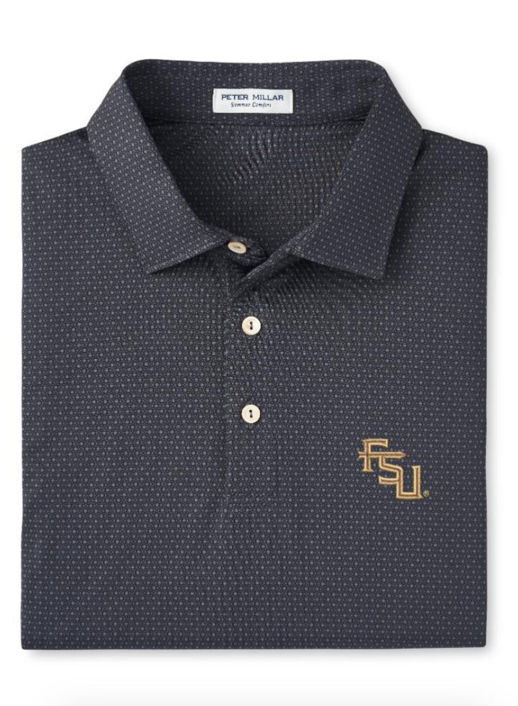 "FSU" Logo Tesseract Polo Iron - Beau Outfitters