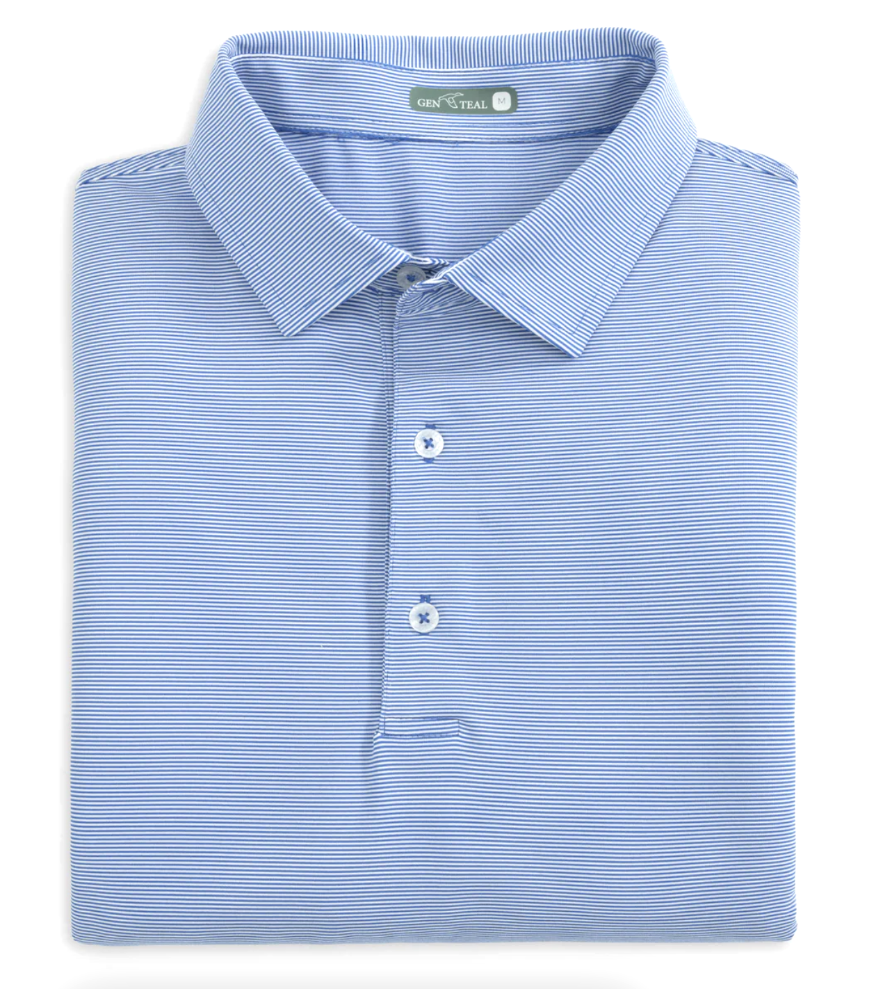 Club Pinstripe Perf Polo - Beau Outfitters