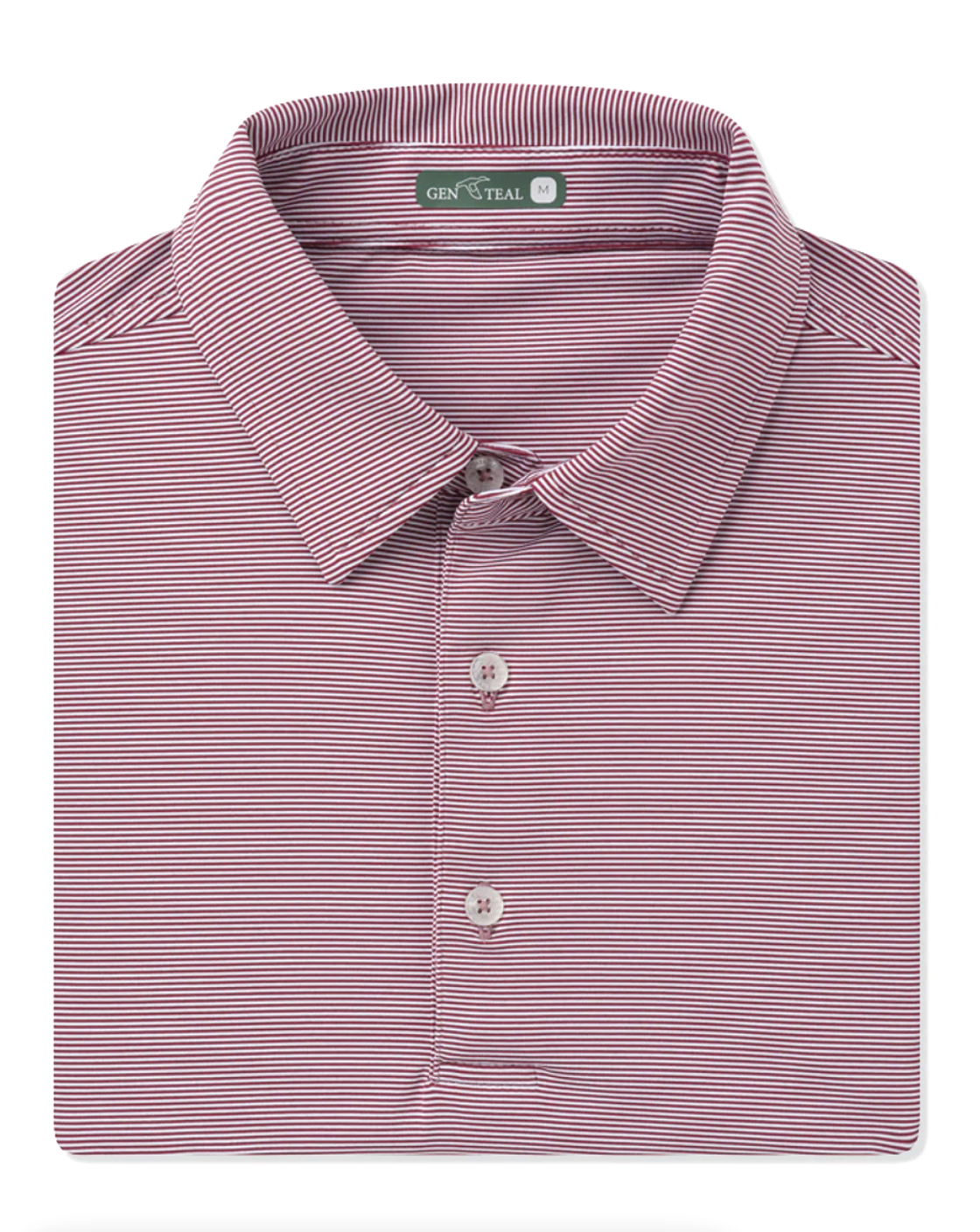 Club Pinstripe Perf Polo - Beau Outfitters