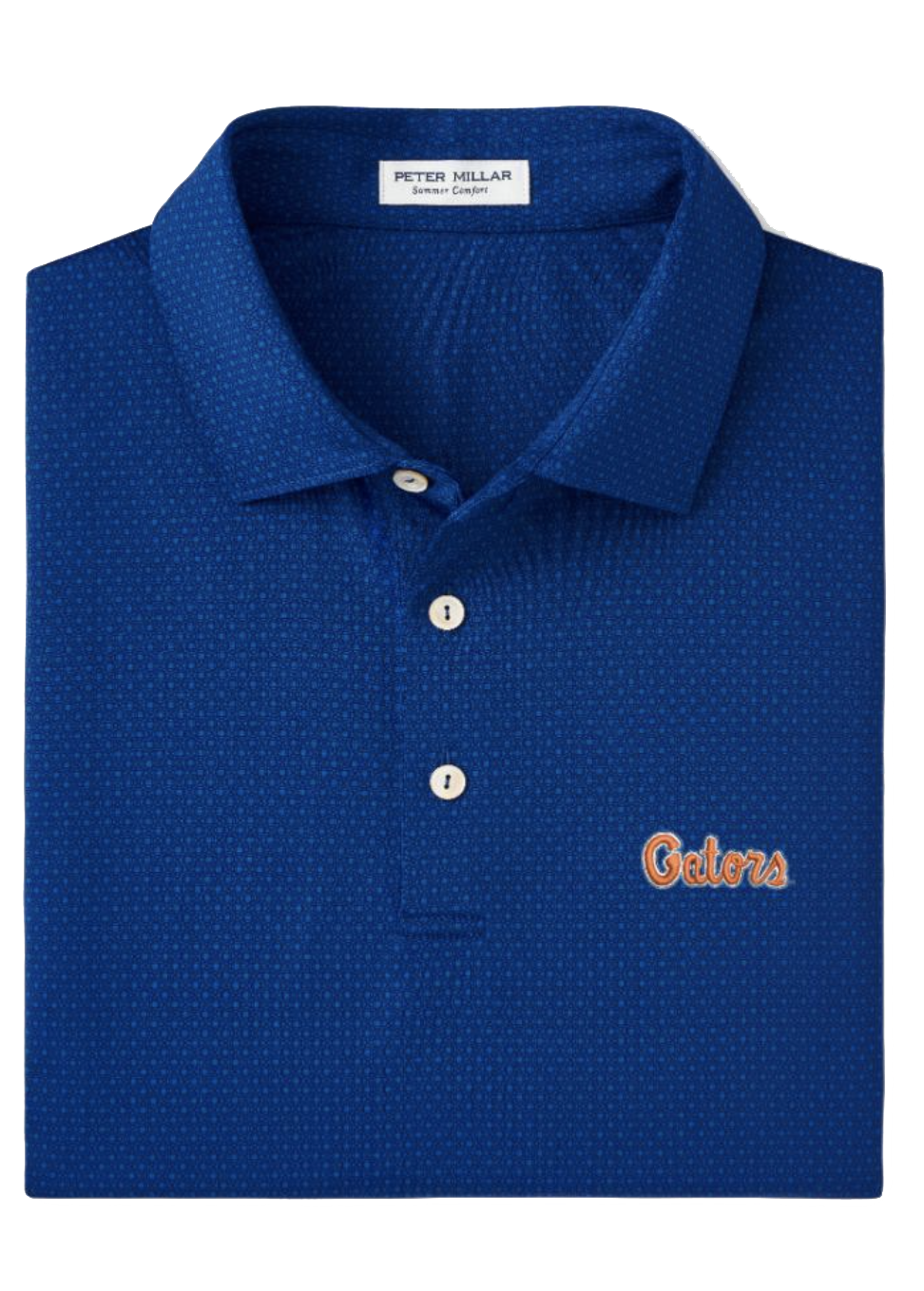 UF Script Logo Tesseract Polo Blue