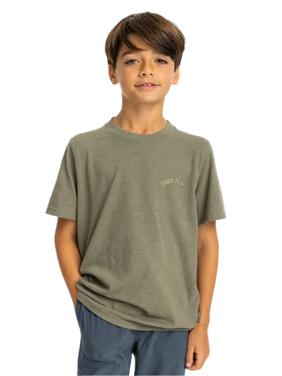 Youth Paddlers Club SS T-Shirt Hthr Fatigue - Beau Outfitters