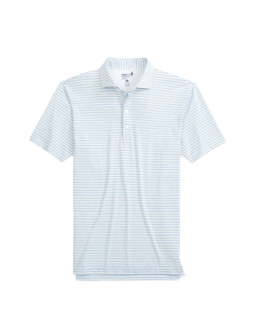 Vik Striped Perf Polo Seal - Beau Outfitters