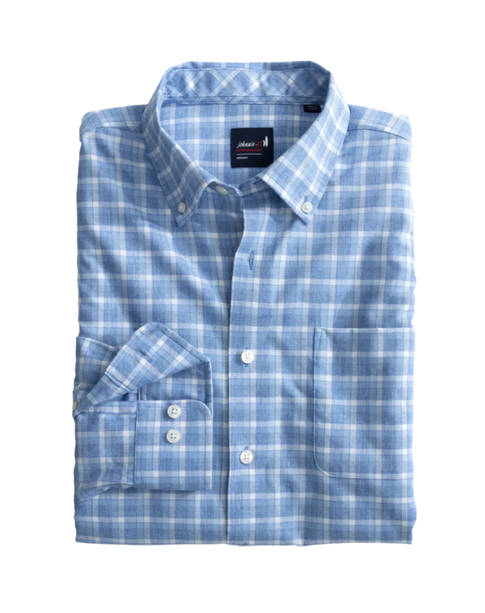 Roosevelt Performance Shirt Navy - Beau Outfitters