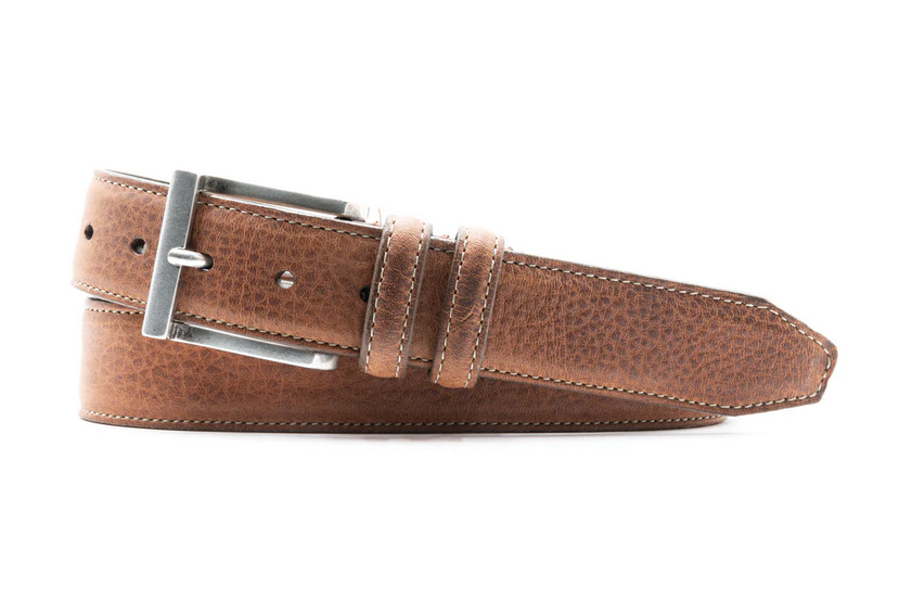 Bill American Bison Belt Chestnut - Beau Outfitters