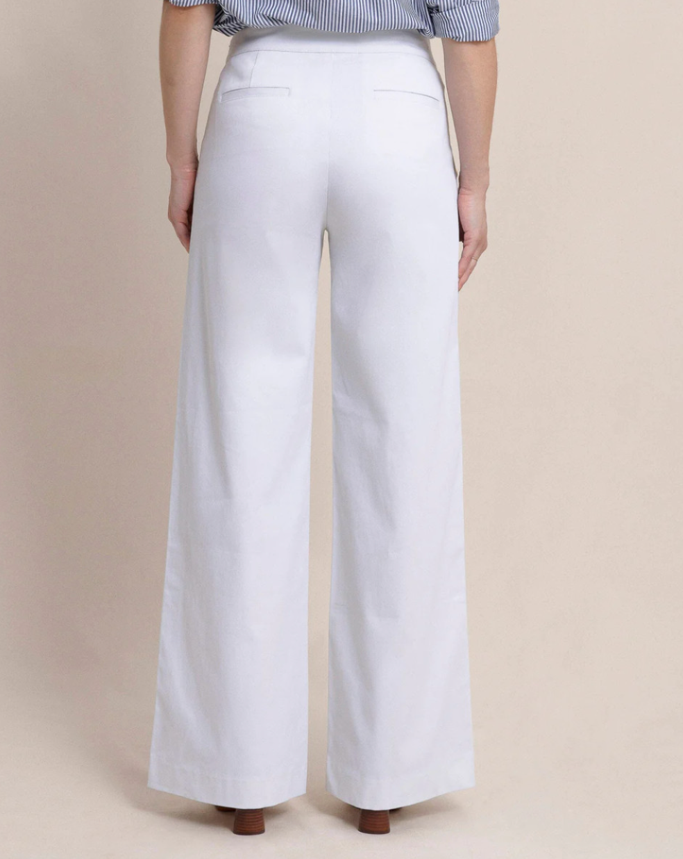 Ws Thalia Sailor Pant White - Beau Outfitters