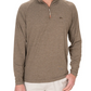 Palma 1/4 Zip Teak Heather - Beau Outfitters