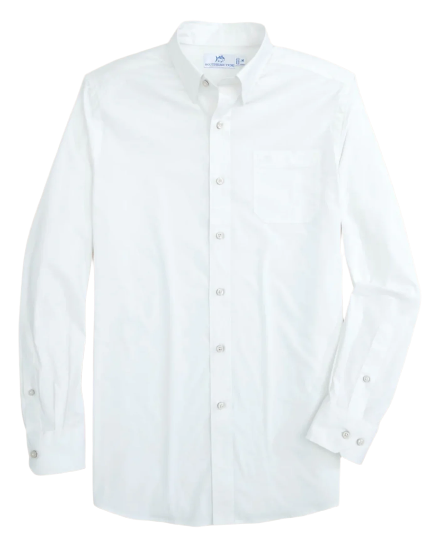 Charleston Overbrook Solid Shirt White - Beau Outfitters