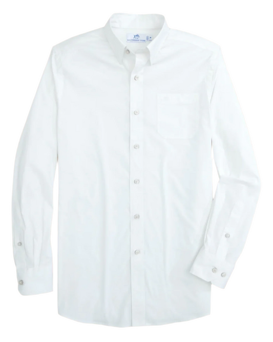 Charleston Overbrook Solid Shirt White