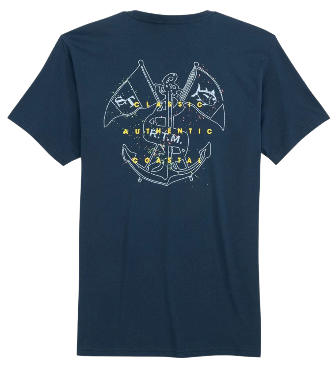 Classic RTM Anchor SS T-Shirt Navy - Beau Outfitters