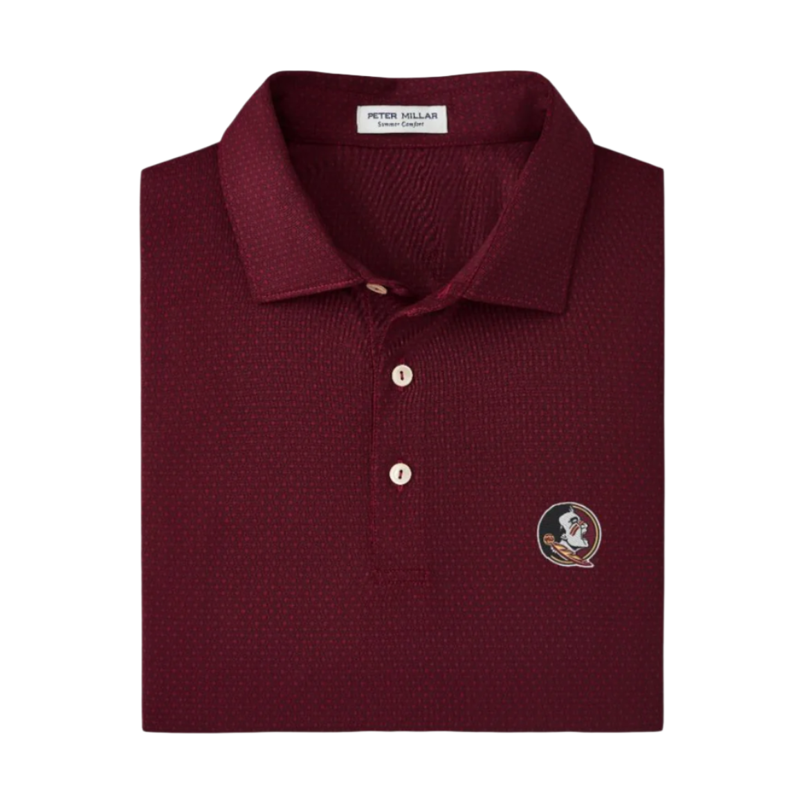 FSU Tesseract Perf Polo Maroon - Beau Outfitters