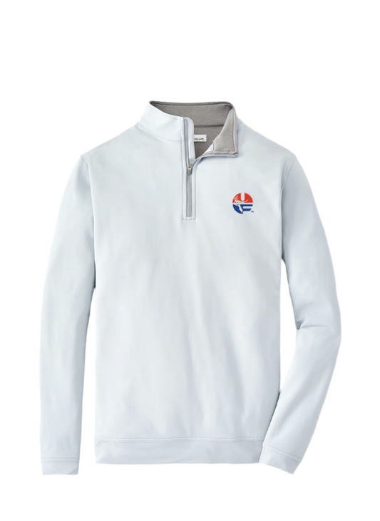 UF Vault Logo Solid Perth Perf 1/4 Zip British Grey