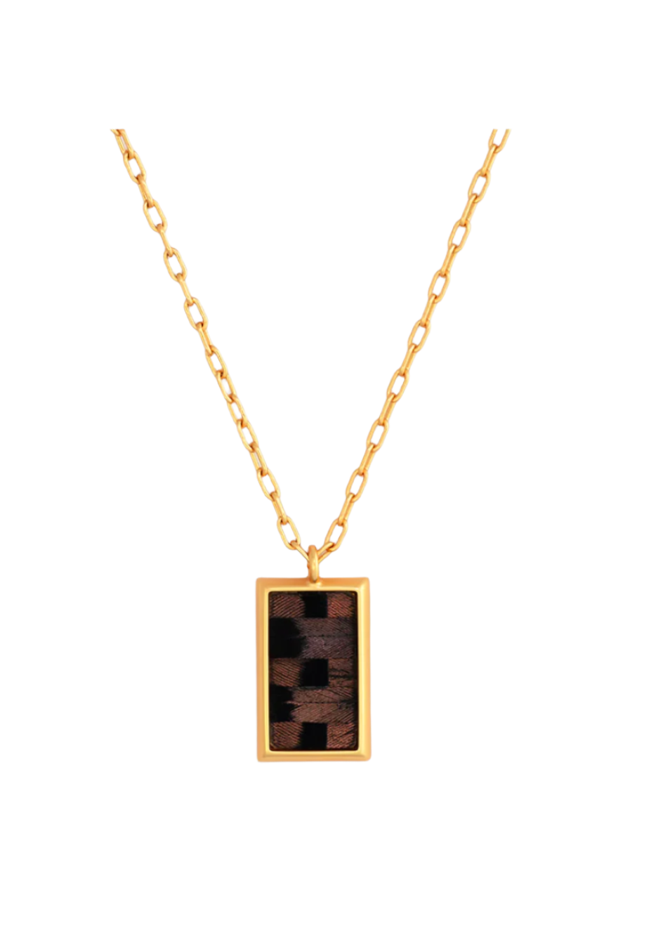 New Fork Rectangle Pendant Necklace - Beau Outfitters