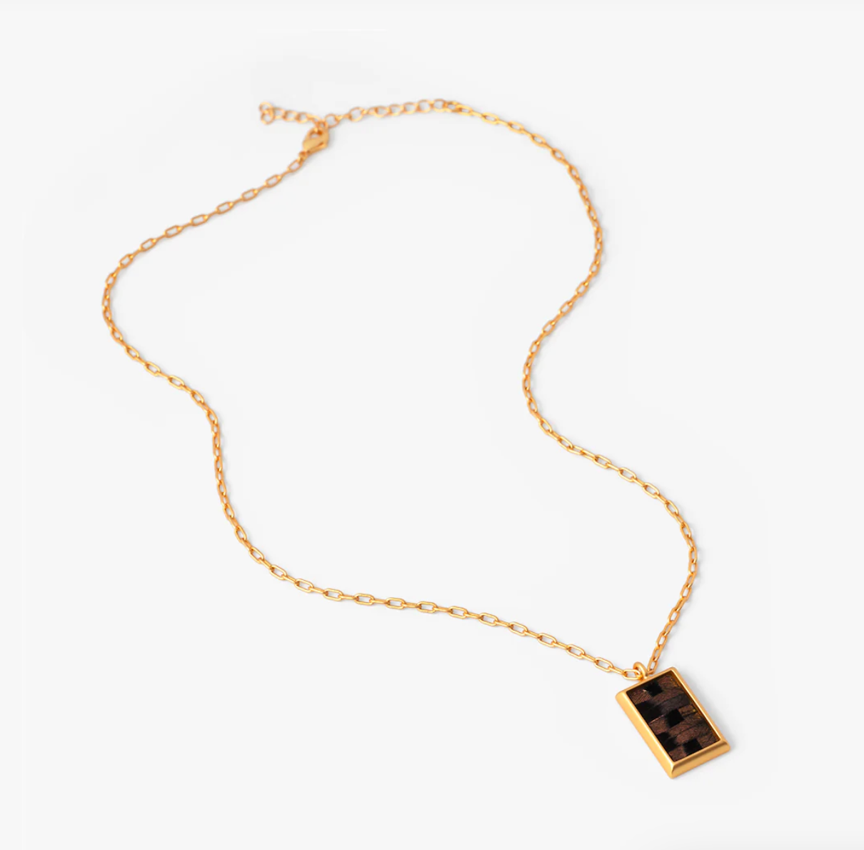 New Fork Rectangle Pendant Necklace - Beau Outfitters