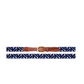 Golf Tee Pattern (Dk Navy) Needlepoint Belt - Beau Outfitters