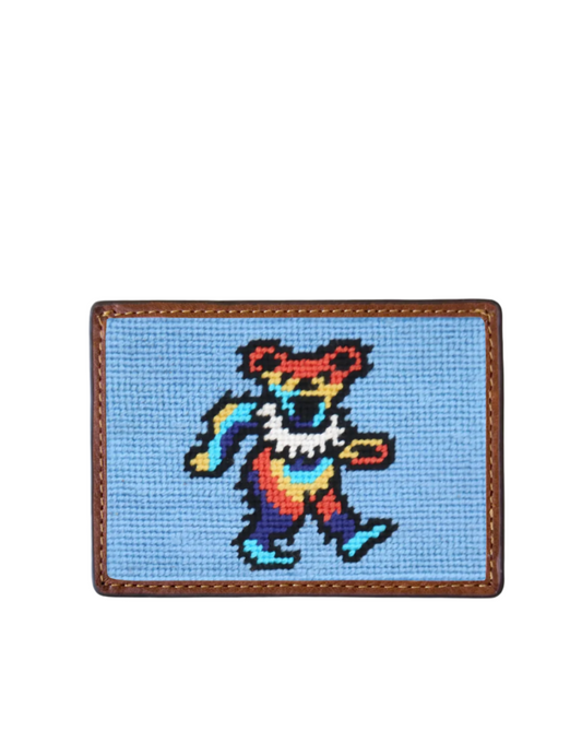 Dancing Bears Tie Dye (Lt Blue) Credit Card Wallet