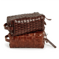 Chestnut Woven Leather Dopp Kit - Beau Outfitters