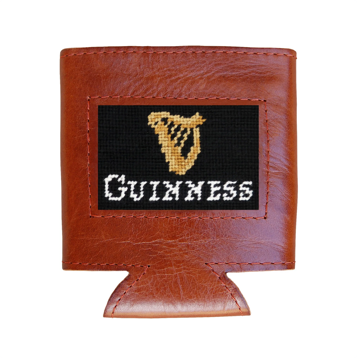 Guinness Needlepoint Leather Koozie - Beau Outfitters