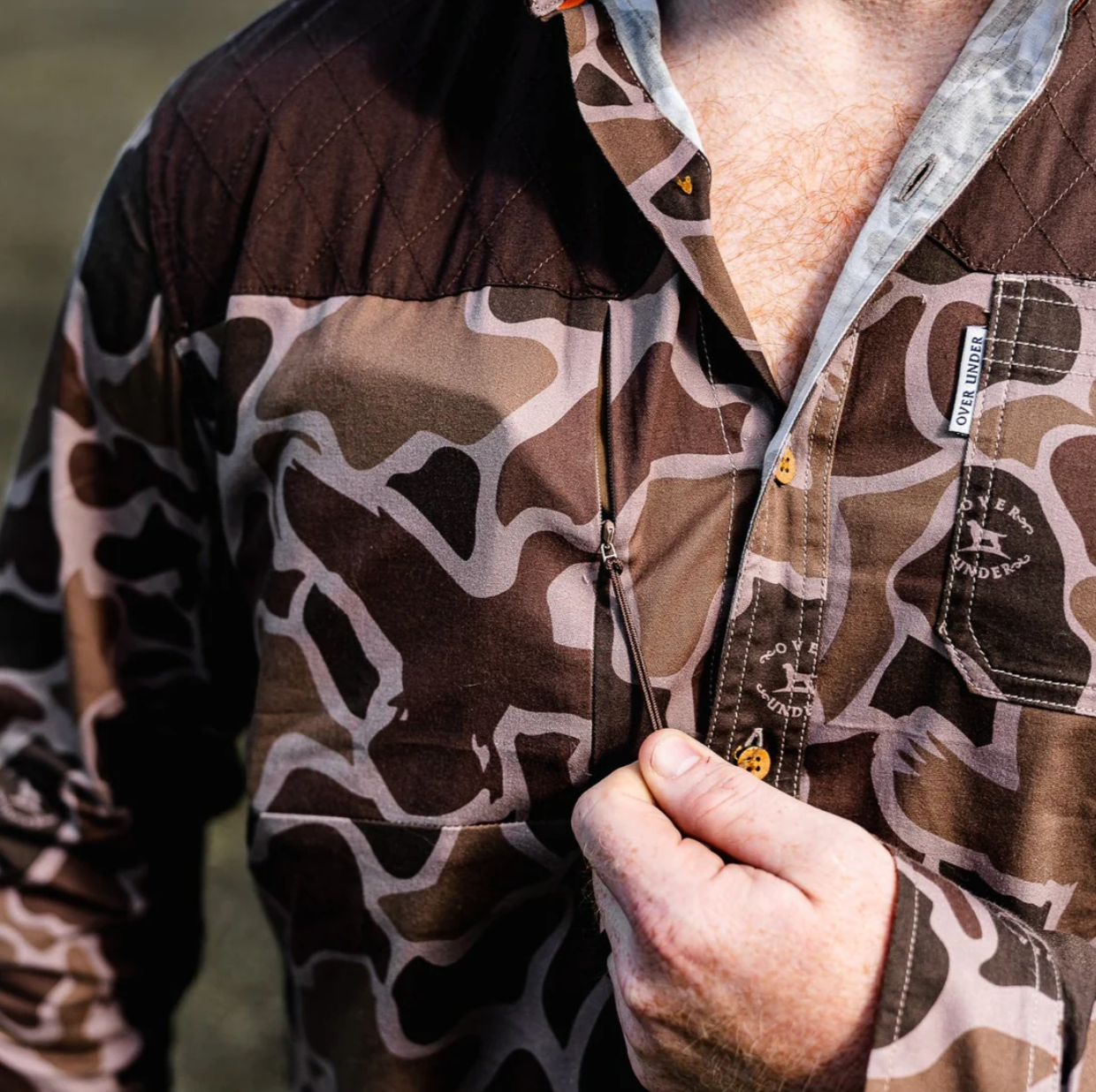 Field Champion Shooting Shirt Duck Camo - Beau Outfitters