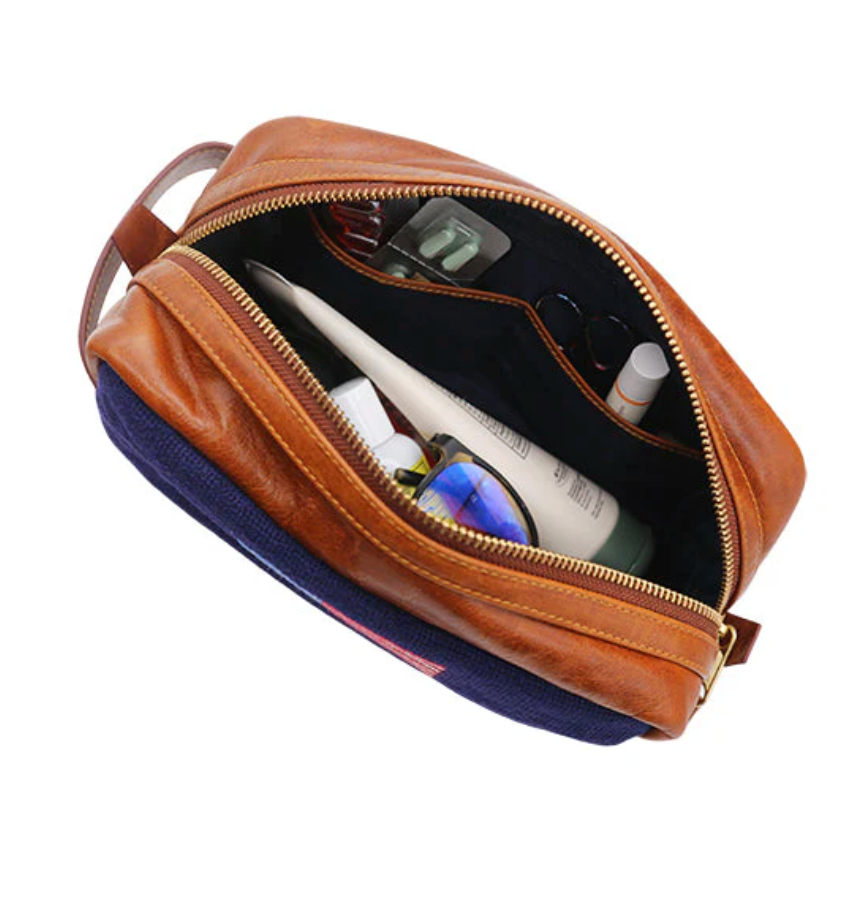 University of Georgia Needlepoint Toiletry Bag - Beau Outfitters