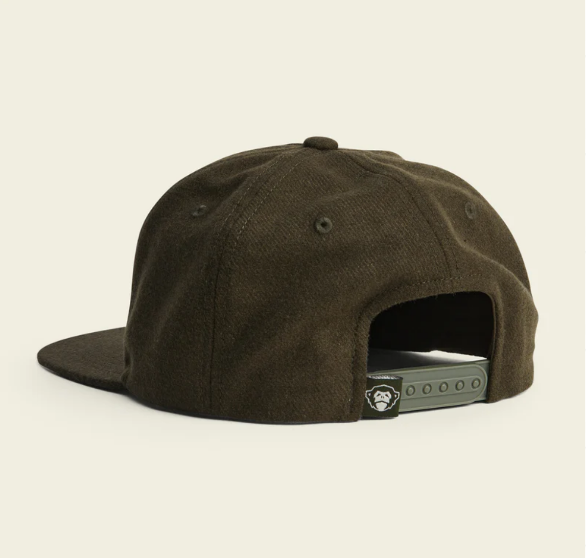 Unstructured Snapback Hat Big HB Dark Olive