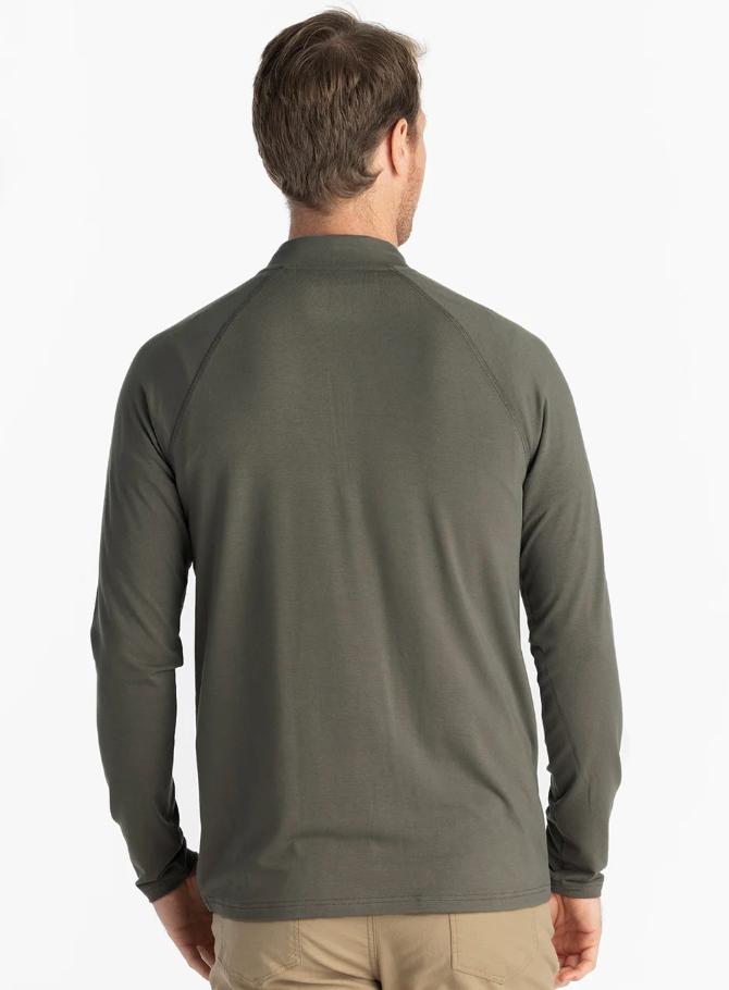 Bamboo Flex 1/4 Zip Fatigue - Beau Outfitters