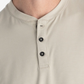 Bamboo Flex LS Henley Sandstone - Beau Outfitters