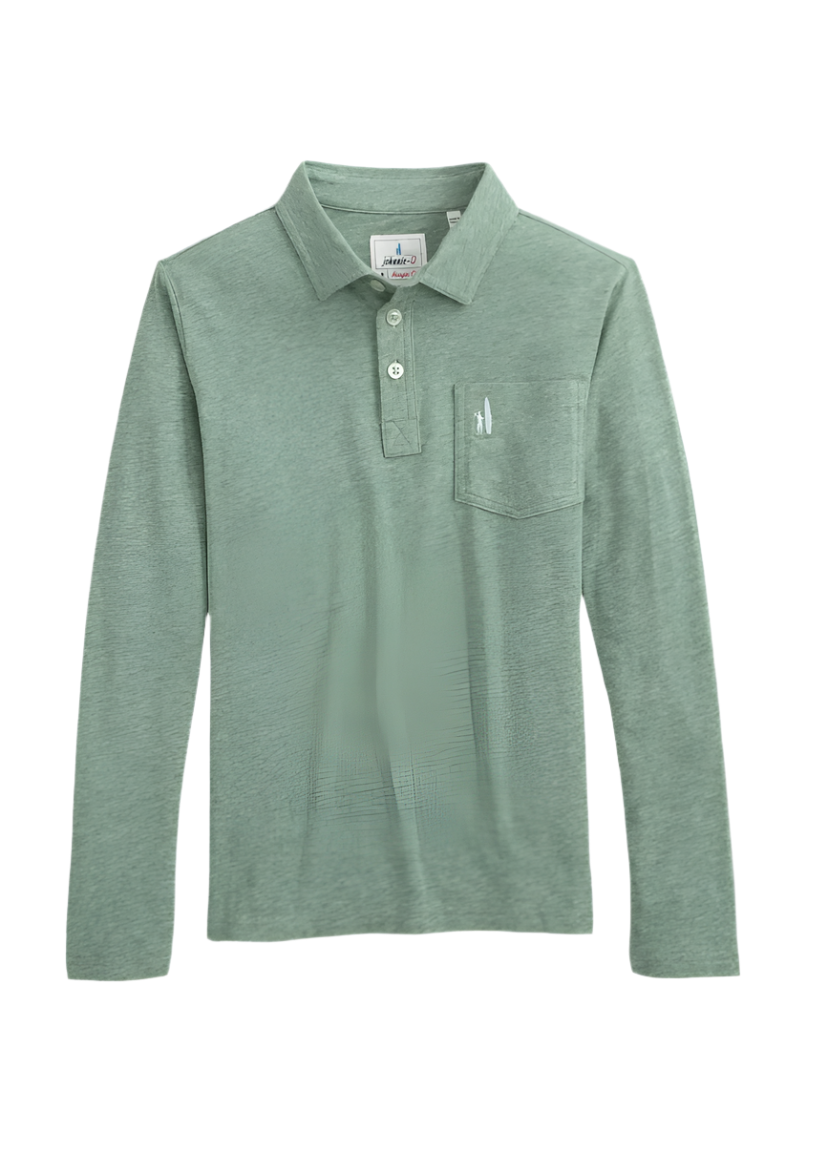 Youth Culter LS Polo Caper - Beau Outfitters