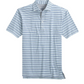 Lynch Cotton Blend Perf Polo Lake - Beau Outfitters