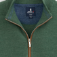 Raynor Merino 1/4 Zip Sweater Moss - Beau Outfitters