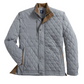 Juno Quilted Snap Jacket Concrete - Beau Outfitters