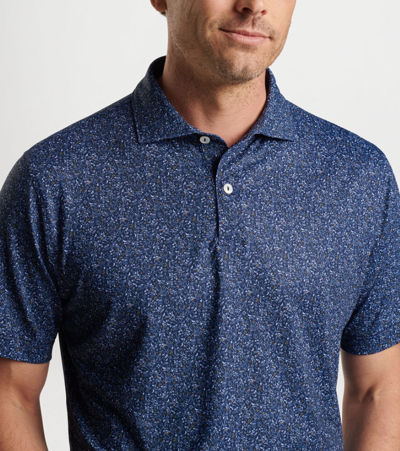 Infusions Perf Polo Navy - Beau Outfitters