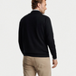 Autumn Crest Suede Trim 1/4 Zip Pullover Blk - Beau Outfitters